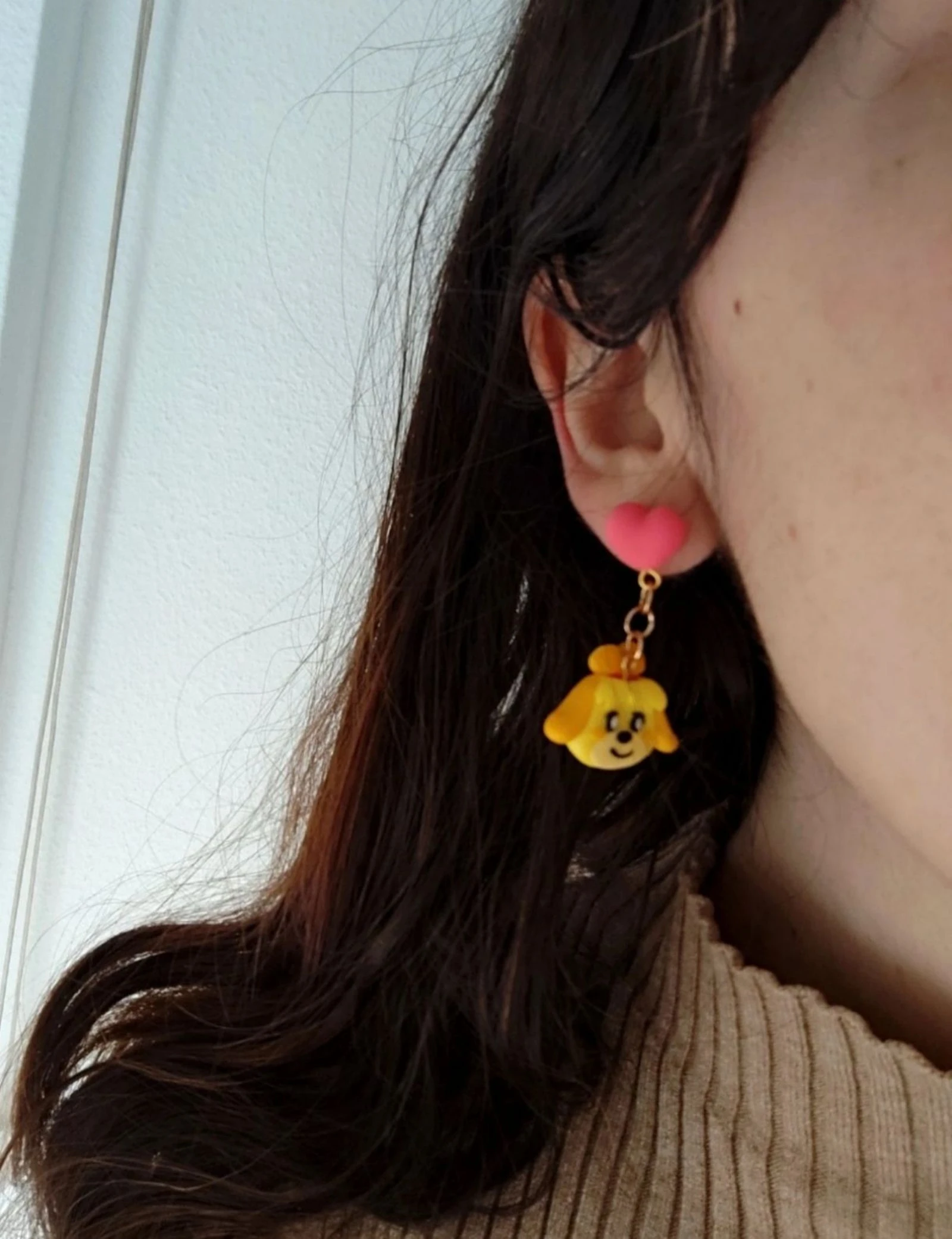 Isabelle Pendientes Animal Crossing – photo 2